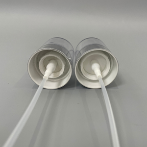 Pompe à vaporiser pour maquillage anti-fuite à double couche en plastique, diamètre extérieur de 24 mm, placage UV argenté, vaporisateur fin pour flacons - Product Image 6