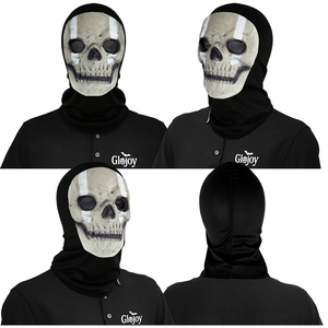 Masque de crâne en latex intégral, masque d'horreur effrayant pour Halloween, cosplay, couvre-tête pour adultes unisexe - Product Image 4