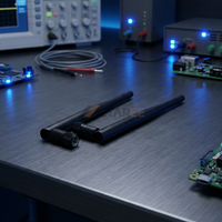 Antenne WiFi omnidirectionnelle, antenne 2.4G 5.8G Lora 868MHz 915MHz GSM 4G Lte Ble Antenne en caoutchouc