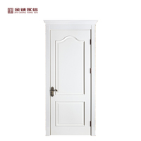 Porte intérieure JINXIN en bois massif MDF, design moderne, imperméable, insonorisée, peinte, pour hôtel/villa