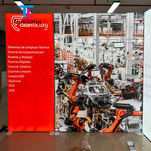 TianLang Trade Show Exhibición Cabina Pantalla Tensión Tela Telón de fondo SEG Pop Up Led Caja de luz retroiluminada - Product Image 6