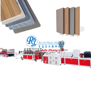 PVC tường Bảng điều khiển đùn dòng <span class=keywords><strong>WPC</strong></span> Bọt Tường Bảng điều khiển máy sản xuất PVC tường bảng đùn dòng PVC đá cẩm thạch tấm máy - Product Image 1