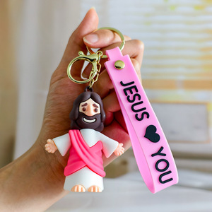 Hot bán Mini Jesus tượng phục sinh trang trí Jesus đồ chơi Keychain hình Christ Tôn Giáo vị cứu tinh Jesus búp bê phục sinh nguồn cung cấp - Product Image 2
