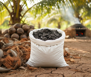 Carbón vegetal de cáscara de coco Arang Batok Kelapa ofrece calor duradero, ecológico y de primera calidad para asar shisha y mantenerlo limpio. - Product Image 1