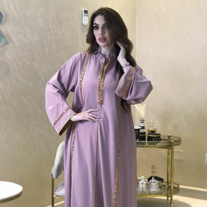 <span class=keywords><strong>Vestido</strong></span> musulmán <span class=keywords><strong>tradicional</strong></span> suave Ropa islámica Dubai Abaya <span class=keywords><strong>Vestido</strong></span> árabe - Product Image 2