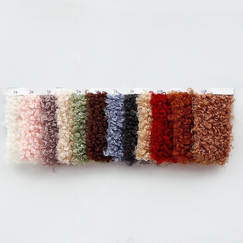 Wholesale Ultra Soft Villous Fancy Solid KINT Polyester Thick Double Side Sherpa Fleece Fabric