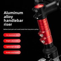 Rallonge de Guidon pour Vélo, Tête de Fourche Verticale, Accessoires de Cyclisme pour VTT et Vélo de Route, Rehausseur de Hauteur de Guidon