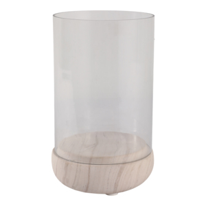 Portacandele in Vetro con Base in Marmo per Decorazione Casa, Centrotavola Soggiorno - Product Image 3