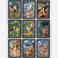 Cartes à collectionner d'anime Qiqi Creation, estampage à chaud, diamant, TSR, platine, ZR, en papier, pour jeu