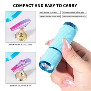 Lámpara LED Eléctrica para Secado Rápido, Lámpara <span class=keywords><strong>de</strong></span> Secado Rápido para Secado <span class=keywords><strong>de</strong></span> <span class=keywords><strong>Uñas</strong></span>, 4 Colores, <span class=keywords><strong>Rosa</strong></span>, Azul, Amarillo y Verde, 1 Unidad - Product Image 5