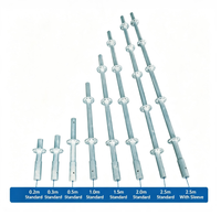 Échafaudage Ringlock de Construction Premium, Standard Vertical avec Manchon Interne, Joints Rosette Soudés, Raccord en Acier Q235