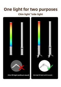 Lampe de remplissage RVB portable RD-3 10W à température de couleur réglable pour diffusion en direct et photographie en extérieur - Product Image 5