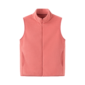 Colección de Invierno, Chaleco de Punto para Mujer con Cierre de Cremallera, 100% Poliéster, Ropa Exterior, Diseño Casual - Product Image 4