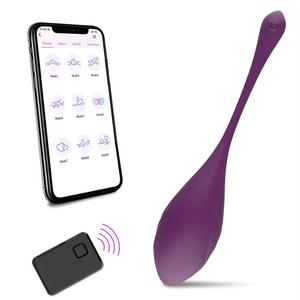 Jouets sexuels sans fil Delove pour femmes, télécommande, vibration du plancher pelvien, simulateur de clitoris pour masturbateurs en forme d'œuf - Product Image 2