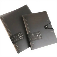 Gran Venta de alta calidad B5 A5 A4 carpeta cuaderno impermeable PVC cubierta transparente caja Formato de archivo