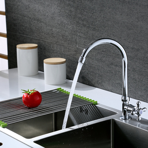 A buon mercato colata di rame Rotante singolo rubinetto del lavandino freddo cucina <span class=keywords><strong>lavello</strong></span> in acciaio inox piscina lavaggio ciotola bacino duplice scopo - Product Image 5