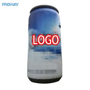 超薄锡定制巨型充气广告罐聚氯乙烯充气罐和瓶子