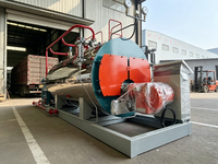 Chaudière à vapeur industrielle horizontale à circulation naturelle haute pression au gaz naturel, intelligente et automatique Zhongxin