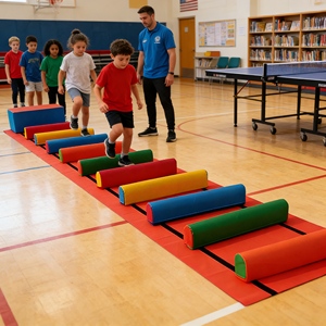 Vallas <span class=keywords><strong>de</strong></span> Salto Portátiles Innovadoras <span class=keywords><strong>para</strong></span> Niños, <span class=keywords><strong>para</strong></span> Aventuras al Aire Libre, Fáciles <span class=keywords><strong>de</strong></span> Instalar en Jardines, Parques y Patios Traseros - Product Image 2