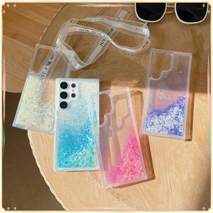 Nuit Glowing Glitter Quicksand Lumineux Clair étui pour samsung Galaxy S23 S22 S21 Ultra Plus S20 FE A71 A54 A52 A53 A13 A12 <span class=keywords><strong>A51</strong></span> - Product Image 1