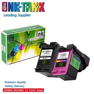 خرطوشة حبر INK-TANK 305 XL 305XL أسود اللون متجددة خرطوشة حبر HP305 لطابعة HP 305 DeskJet2700 2320