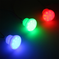 Éclairage numérique de loisirs et paysager de haute qualité, 60 mm, 18 LED, cabochon, points lumineux RGB IP65, blanc laiteux, pour brouillard