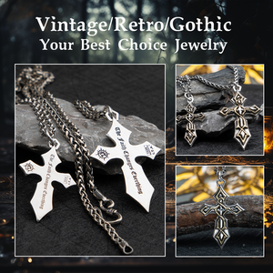 Original diseño único vikingo joyería de alta calidad 925 plata esterlina Vintage Cruz colgante nórdico vikingo <span class=keywords><strong>Daemon</strong></span> tótem collar - Product Image 6
