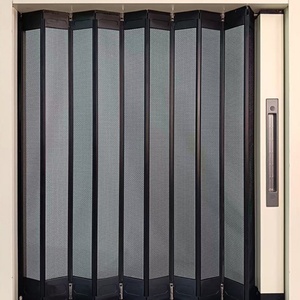 Nouvelle porte pliante en acier inoxydable, <span class=keywords><strong>moustiquaire</strong></span> personnalisée, rétractable, installation facile pour l'entrée de la maison - Product Image 1