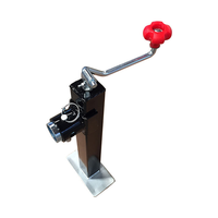 Cric à ciseaux en acier 540mm-920mm pour camping-cars et caravanes, stabilisateur de remorque 5000lbs avec poignée