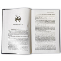 Livre d'impression avec service personnalisé Livres en édition spéciale romans Impression de livres à bords pulvérisés Couverture rigide rigide