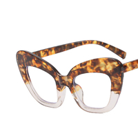 Lunettes optiques surdimensionnées pour femmes, avec logo personnalisé, anti-lumière bleue, monture œil de chat, grande taille