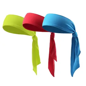 LOW MOQ Custom Fashion Knitted Outdoor Plain Color Headband Warp Soft Multifunctional Seamless Sports Headband