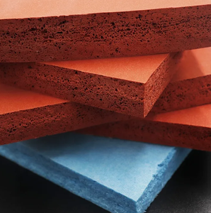 उच्च तापमान फायरप्रूफ सिलिकॉन फोम लचीला बंद सेल फोम स्पंज शीट वाहन उद्योग के लिए लौ काटने - Product Image 2