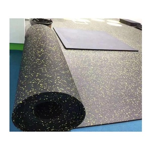 Rollos de Suelo de EPDM para Zonas de Levantamiento de Pesas en Gimnasios, Reemplazo de Baldosas de Plástico, Caucho Compuesto, Vinilo Impermeable, Negro, Interior/Exterior - Product Image 3