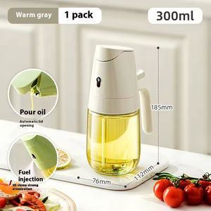 300ml 10oz Glass <strong>Oil</strong> Bottle 2 in 1 Home Kitchen Air Fryer Accessories Olive <strong>Oil</strong> &amp; Vinegar <strong>Spray</strong> Pour <strong>Cooking</strong> Tools - Product Image 5