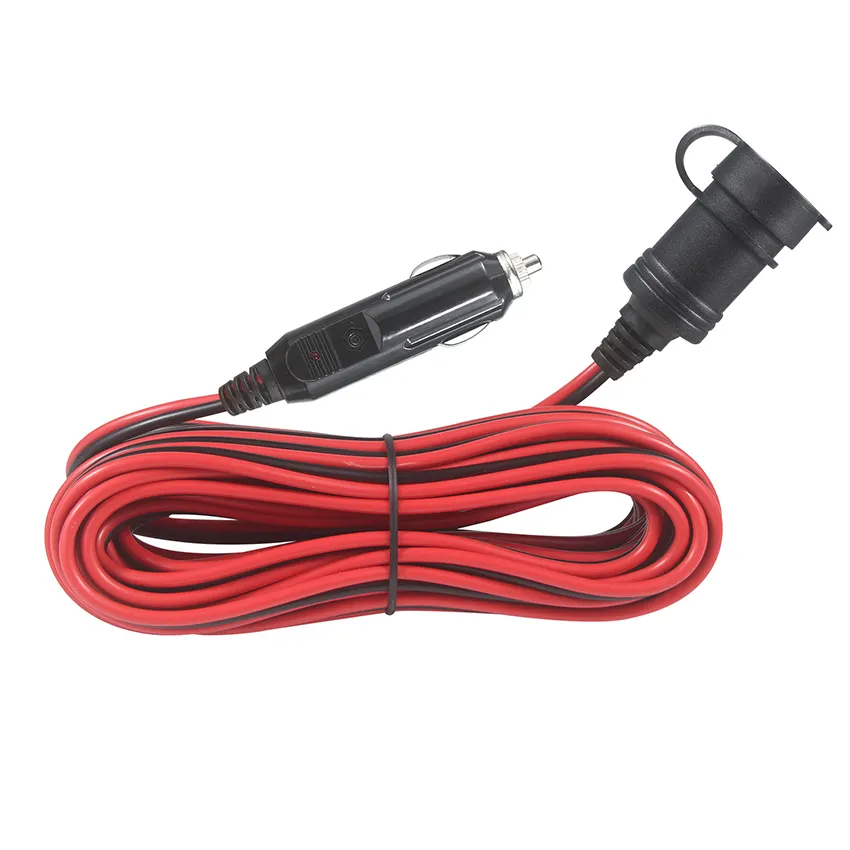 Alimentatore per Auto personalizzato 12V 24v 3A accendisigari adattatore per cavo di prolunga per presa da maschio a femmina automatico