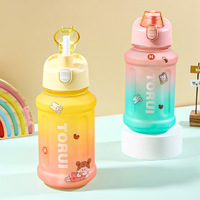 Vente en gros livraison gratuite 500ml grande capacité Portable Sports de plein air enfants école poignée bouteille d'eau pour l'eau