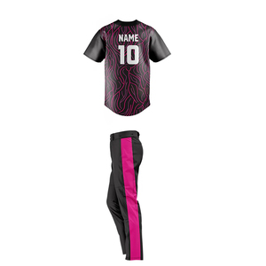 Uniformes de Béisbol para Adultos al por Mayor, Nuevos y Lisos, Personalizables con Impresión Digital por Sublimación, Poliéster/Algodón, Alta Calidad, Transpirables y de Secado Rápido - Product Image 6