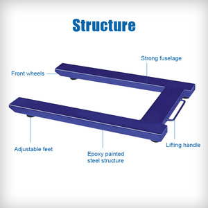 1500kg Werksachs-LKW-Waage 1500kg Waagen anzeigen Waage Tonne Plattform Tragbare digitale Boden waage - Product Image 3