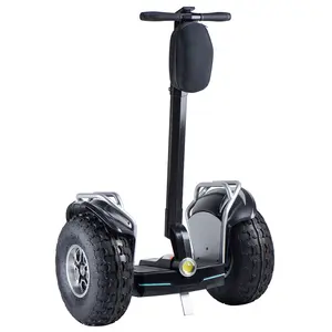 Harga Pabrik CE Disetujui 2 Roda Diri Golf Skuter Listrik 20 Inci Roda Kereta Patroli Keamanan dengan Pegangan Bar Tampilan