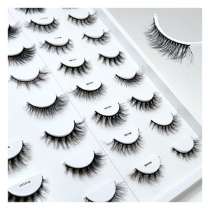 Vente en gros de faux <span class=keywords><strong>cils</strong></span> naturels en vison boîtes à <span class=keywords><strong>cils</strong></span> personnalisées faux <span class=keywords><strong>cils</strong></span> naturels pleine bande - Product Image 1