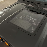 Nouveau style sportif, capot transparent avec éclairage LED, Jetour Traveller Shanhai T2, kit carrosserie non peint à fixer, couvre-capot avant