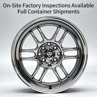 Ruedas Universales FLowtone de 16 Pulgadas 4x100/114.3, Llantas Ligeras de Aleación de Aluminio para VW Polo Golf Mk1 Mk2 Mk3 Lupo