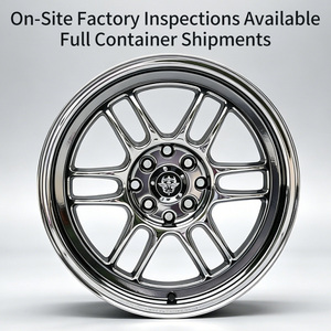 Roues universelles FLowtone, roues de 16 pouces 4x100/114.3, alliage d'aluminium léger, jantes pour VW Polo Golf Mk1 Mk2 Mk3 Lupo - Product Image 3