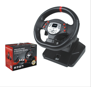 Volant de jeu avec pédales, rotation à 180 degrés, vibration, USB, compatible <span class=keywords><strong>PC</strong></span>, PS3, PS2, Driving Force - Product Image 5