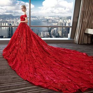 full red gown