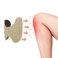 Patch antidouleur pour les genoux, plâtre de moxibustion chauffant, autocollant antidouleur pour les jambes à l'armoise