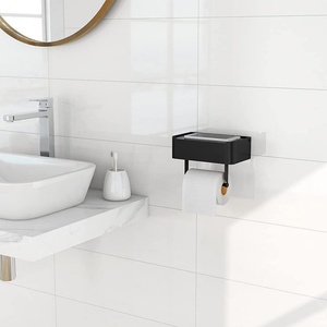 YOTO <span class=keywords><strong>porta</strong></span> carta velina in acciaio inossidabile <span class=keywords><strong>porta</strong></span> carta igienica con Dispenser salviettine umidificate accessorio doppio bagno - Product Image 5