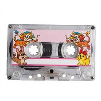 Pemutar Kaset Transparan Retro Pemutar Audio MP3 Radio AM FM Bertenaga USB
