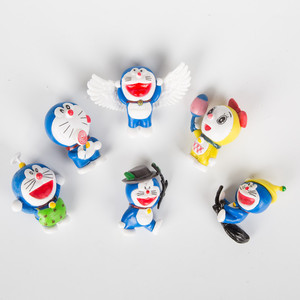 Doraemon Cake Decoration Figurines 5cm Set Of 6 Reusable Birthday Ornament - Product Image 3